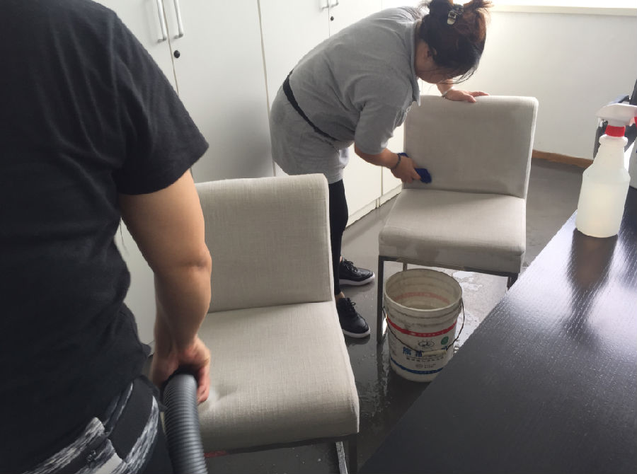 秦淮区沙发清洗案例